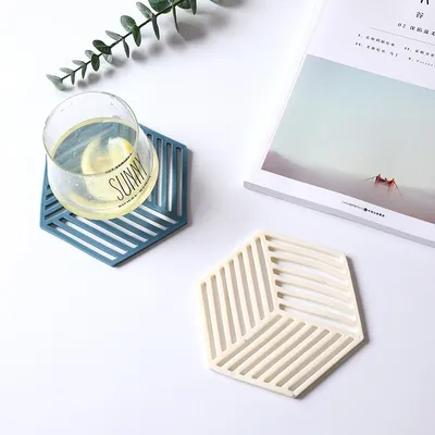 Silicone Coaster Heat-Resistant Cup Mat