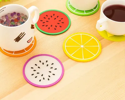 Silicone Coasters 10PCS Mini Pads