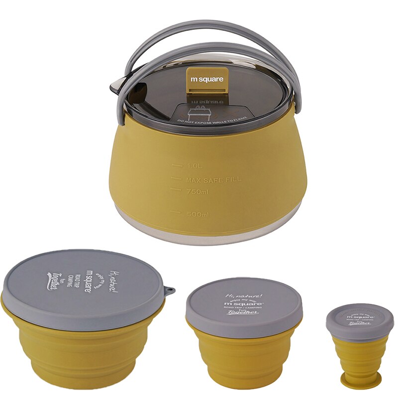 Silicone Collapsible Camping Kettle Silicone Collapsible Camping Kettle