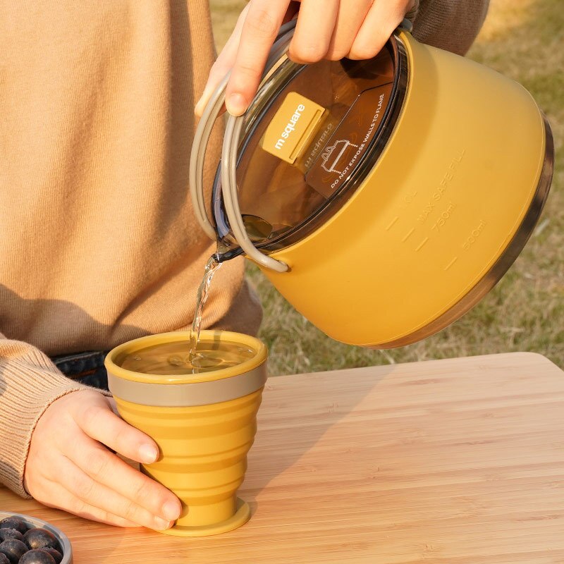 Silicone Collapsible Camping Kettle Silicone Collapsible Camping Kettle