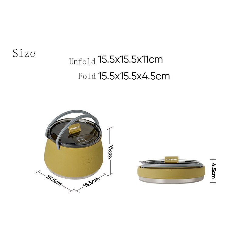 Silicone Collapsible Camping Kettle Silicone Collapsible Camping Kettle