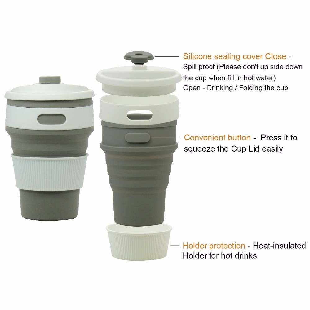 Silicone Collapsible Coffee Mug Silicone Collapsible Coffee Mug