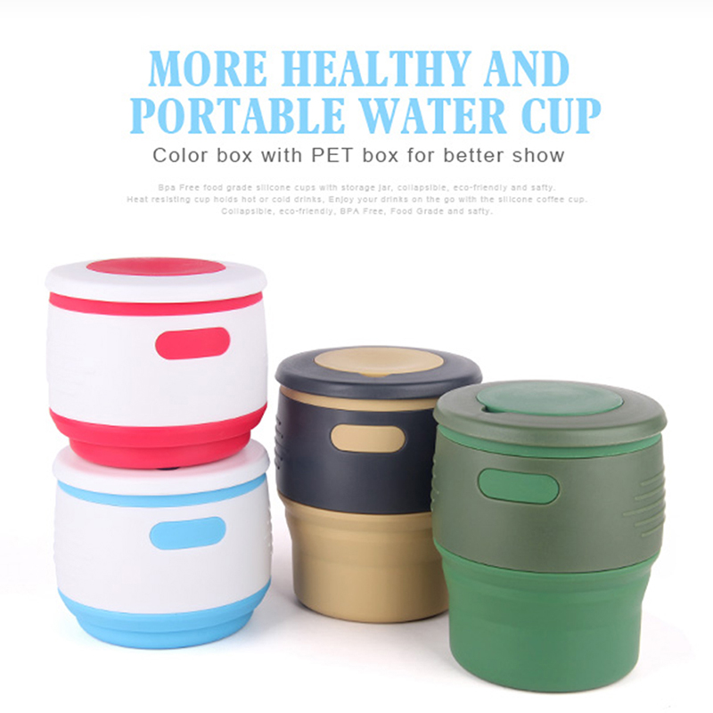 Silicone Collapsible Cup Folding Tumbler Silicone Collapsible Cup Folding Tumbler