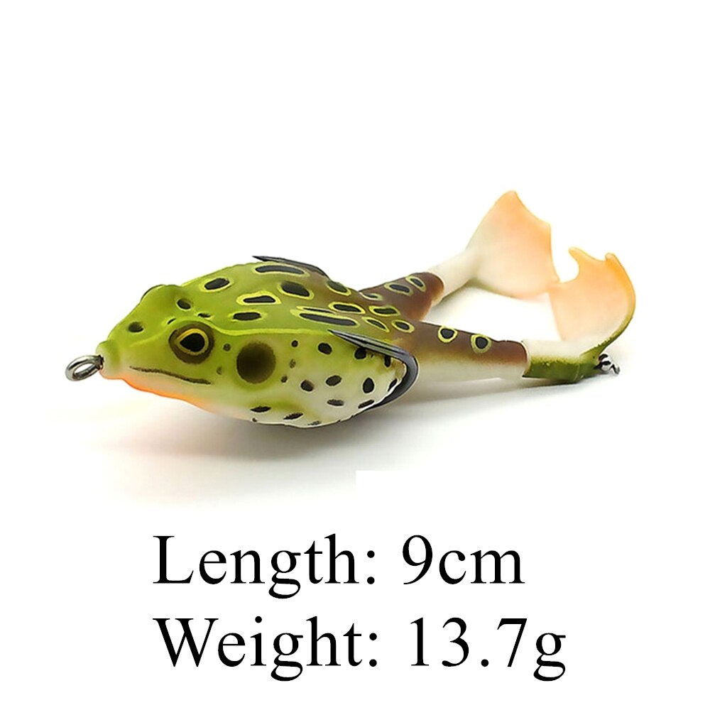 Silicone Colorful Frog Fishing Lure
