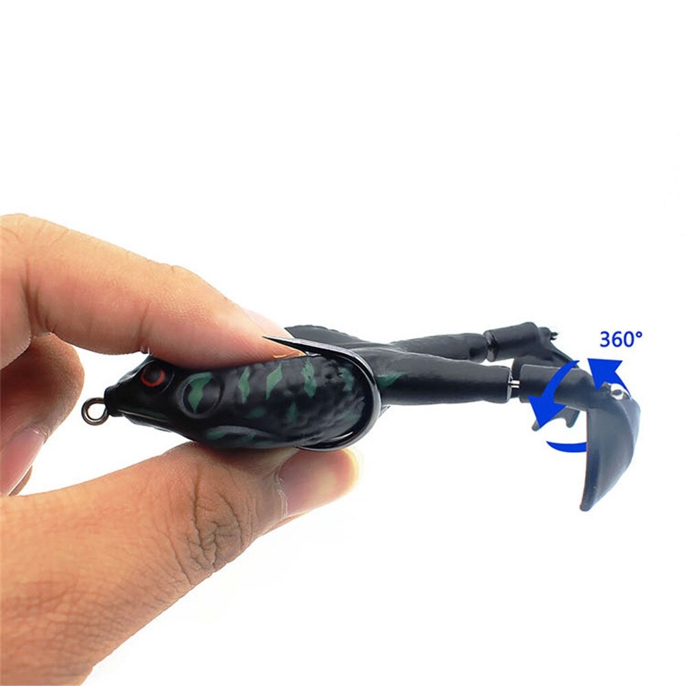 Silicone Colorful Frog Fishing Lure