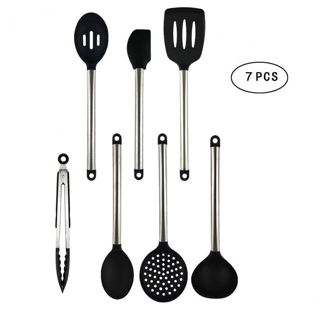Silicone Cooking Utensils Set (7pcs) Silicone Cooking Utensils Set (7pcs)