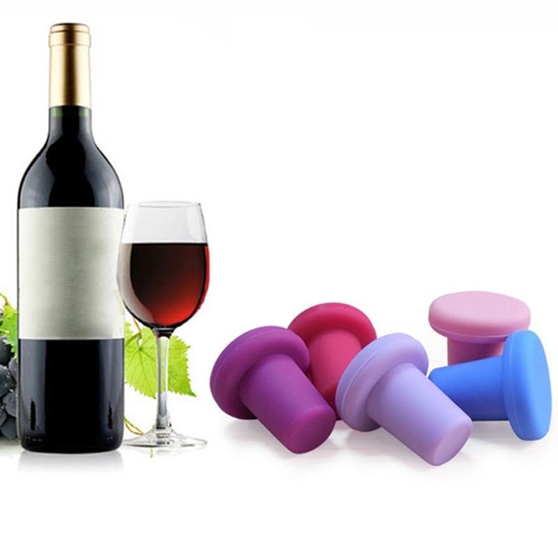 Silicone Cork Wine Bottle Stopper Silicone Cork Wine Bottle Stopper
