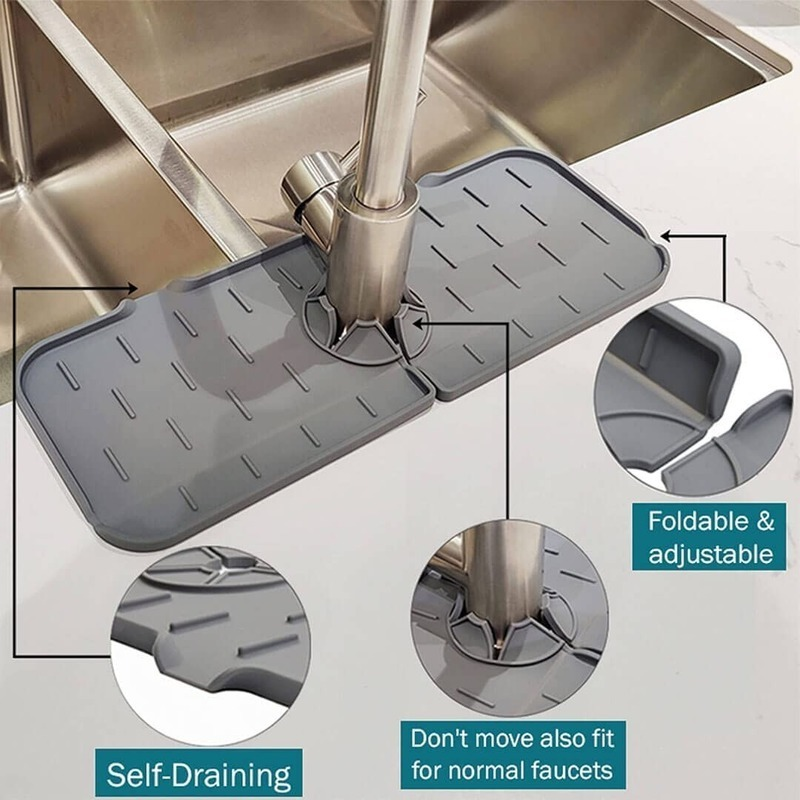 Silicone Countertop Faucet Mat Silicone Countertop Faucet Mat
