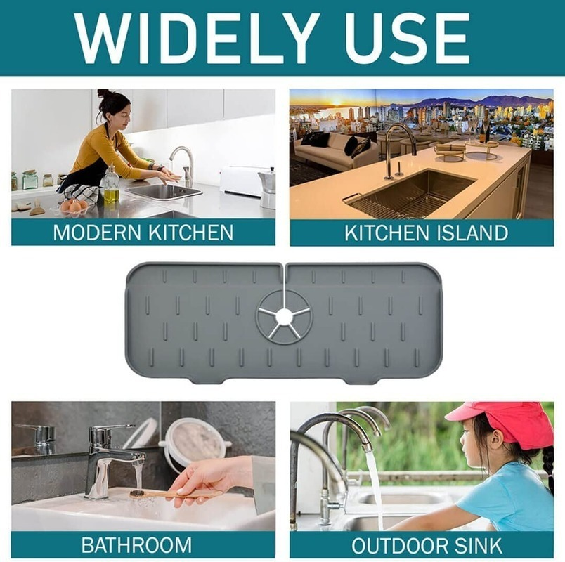 Silicone Countertop Faucet Mat Silicone Countertop Faucet Mat