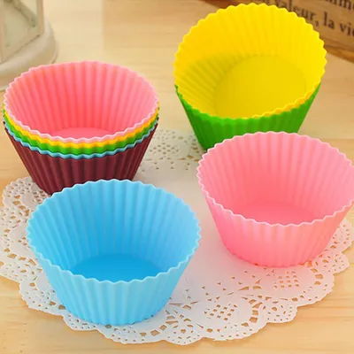 Silicone Cupcake Liners Reusable (6pcs)