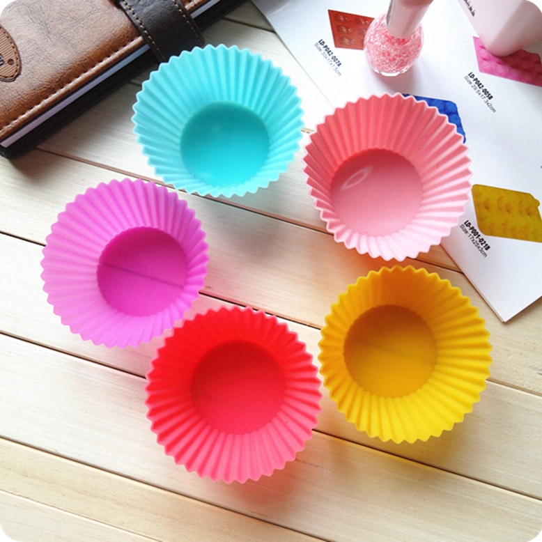 Silicone Cupcake Liners Reusable (6pcs) Silicone Cupcake Liners Reusable (6pcs)