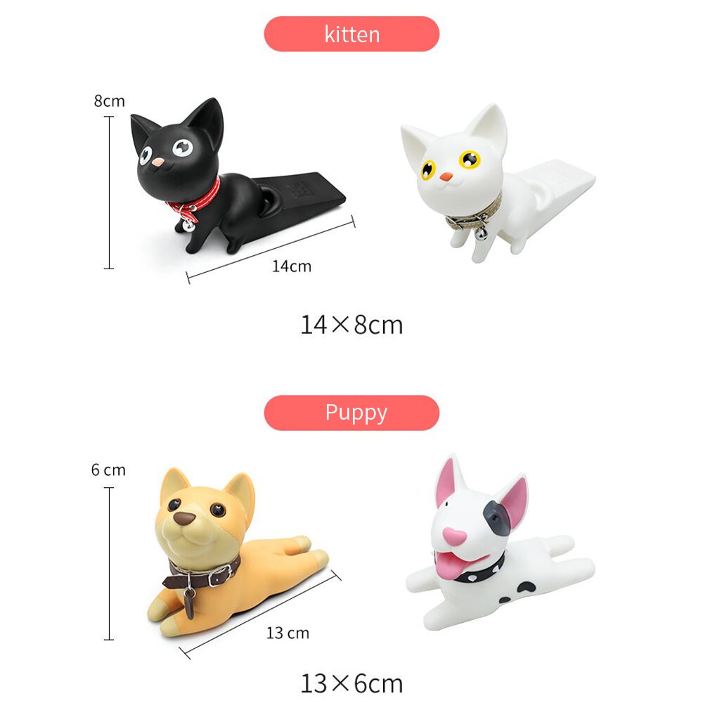 Silicone Cute Animal Door Stopper