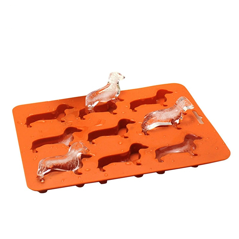 Silicone Dachshund Dog Ice Cube Tray Silicone Dachshund Dog Ice Cube Tray