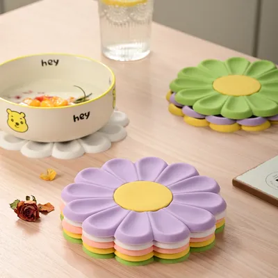 Silicone Daisy Coaster