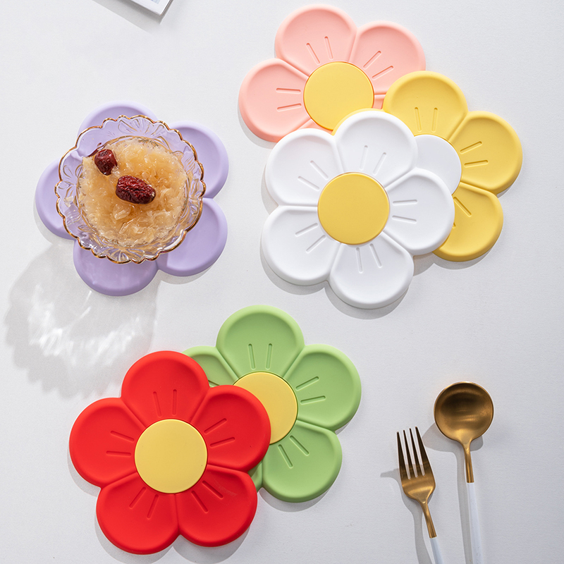 Silicone Daisy Coaster Silicone Daisy Coaster