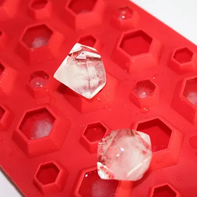 Silicone Diamond Shape Ice Cube Tray