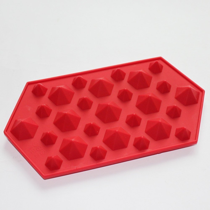 Silicone Diamond Shape Ice Cube Tray