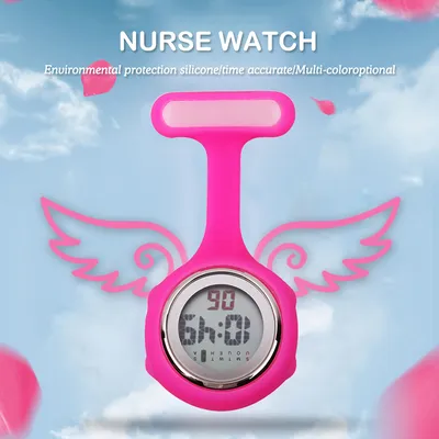 Silicone Digital Nurses Watch
