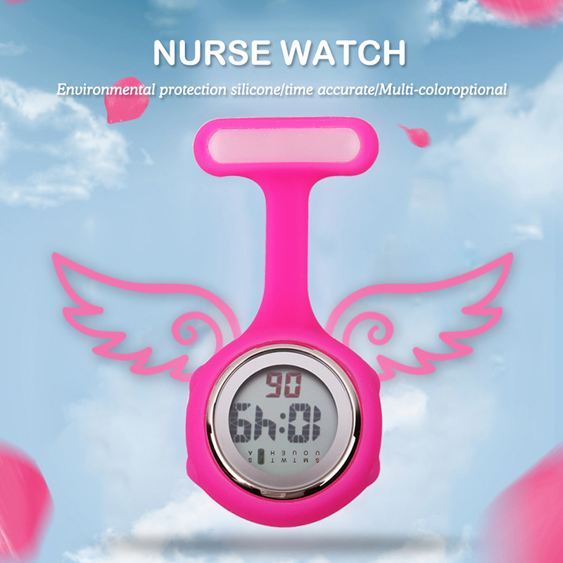 Silicone Digital Nurses Watch