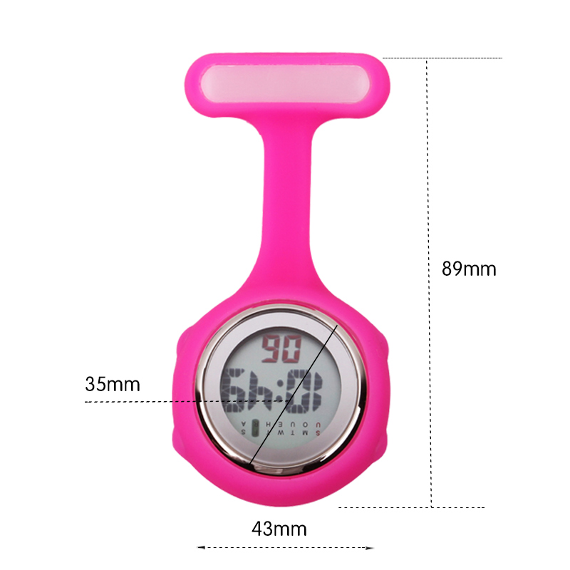 Silicone Digital Nurses Watch Silicone Digital Nurses Watch