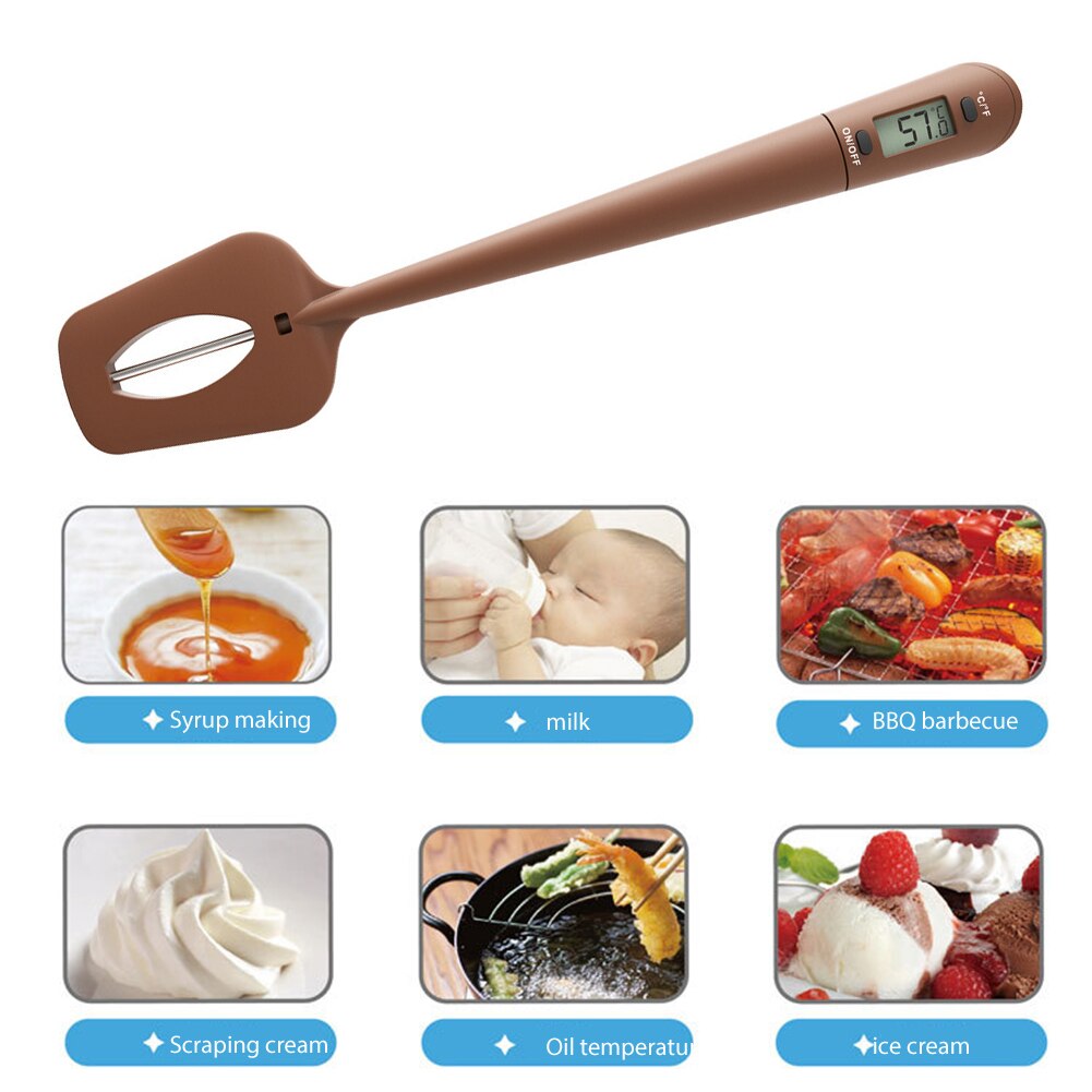 Silicone Digital Thermometer Spatula
