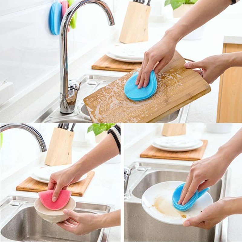 Silicone Dish Brush Cleaning Tool