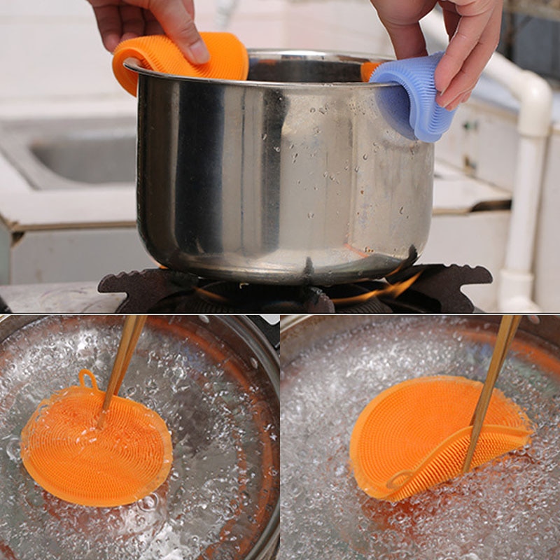 Silicone Dish Brush Cleaning Tool