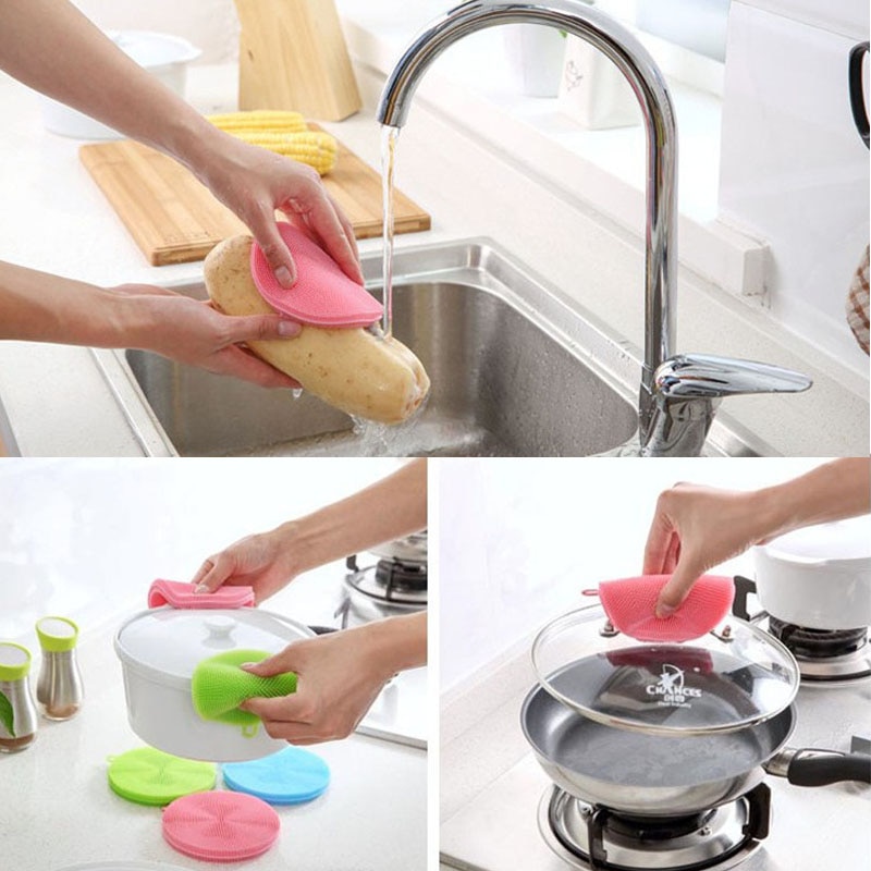 Silicone Dish Brush Cleaning Tool