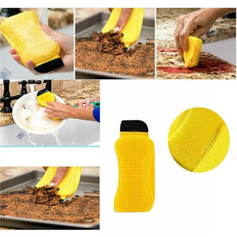 Silicone Dish Sponge 3-in-1 Cleaner Silicone Dish Sponge 3-in-1 Cleaner