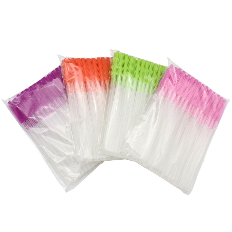 Silicone Disposable Eyebrow Brushes (50 pcs)
