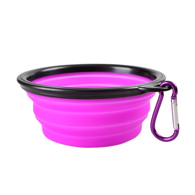 Silicone Dog Bowl Collapsible Feeder Silicone Dog Bowl Collapsible Feeder