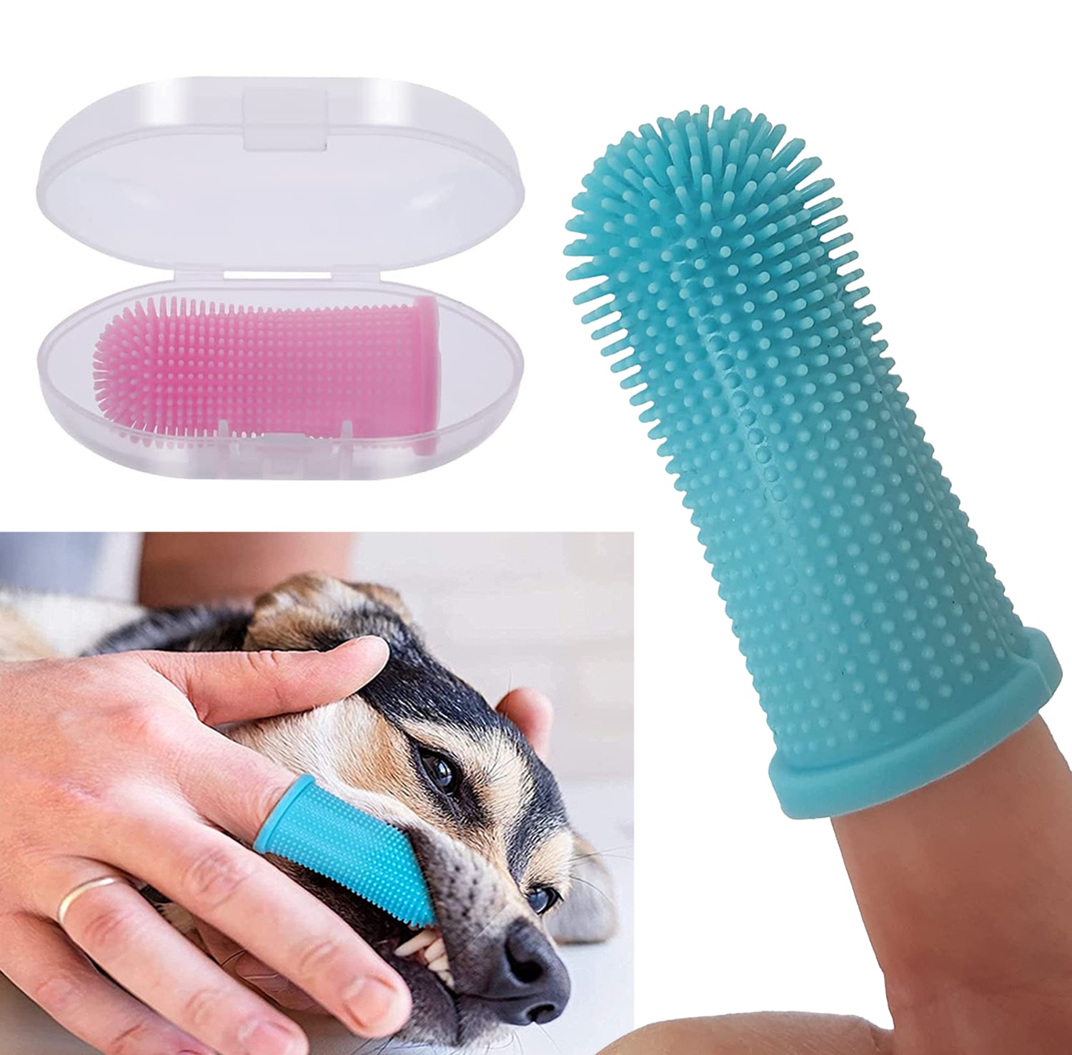 Silicone Dog Finger Brush
