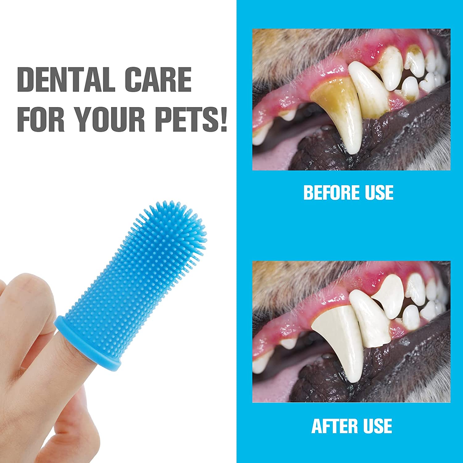 Silicone Dog Finger Brush