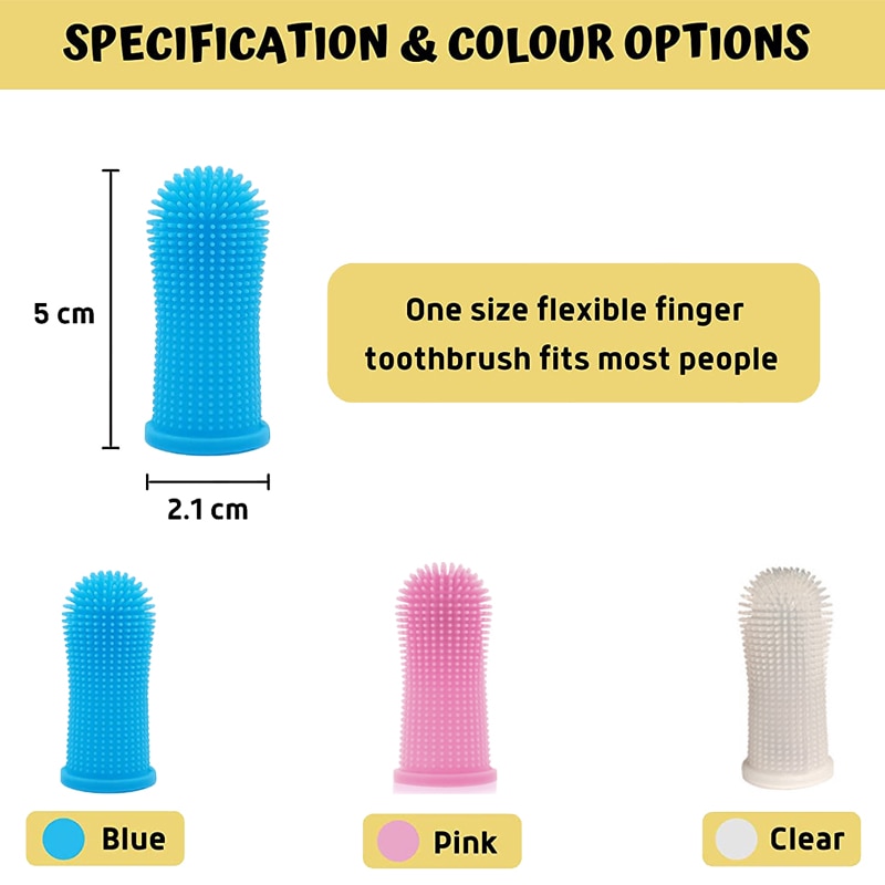 Silicone Dog Finger Brush