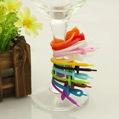 Silicone Drinking Tags (12pcs)