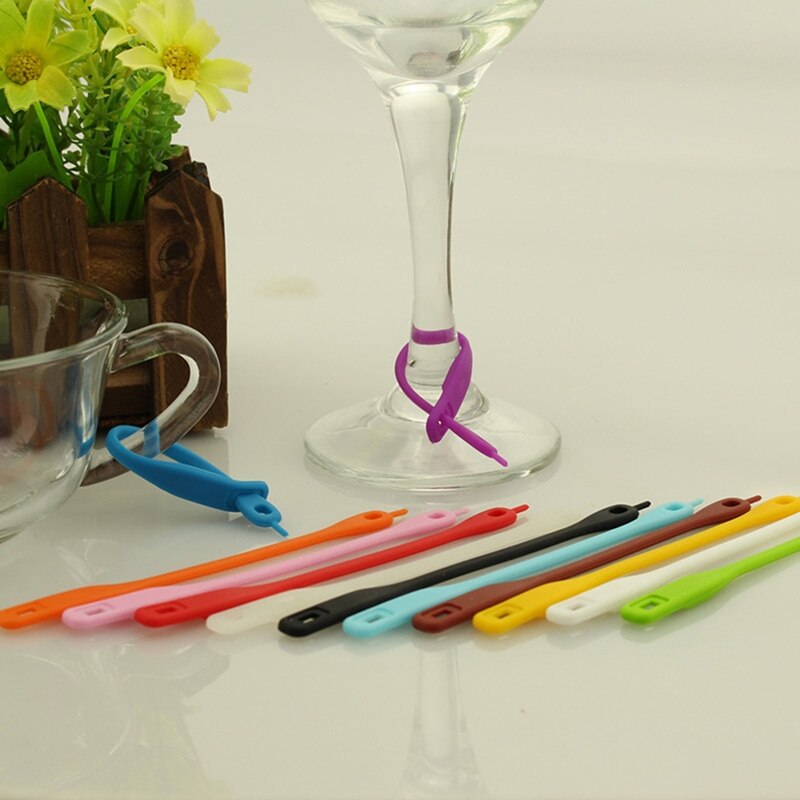 Silicone Drinking Tags (12pcs)