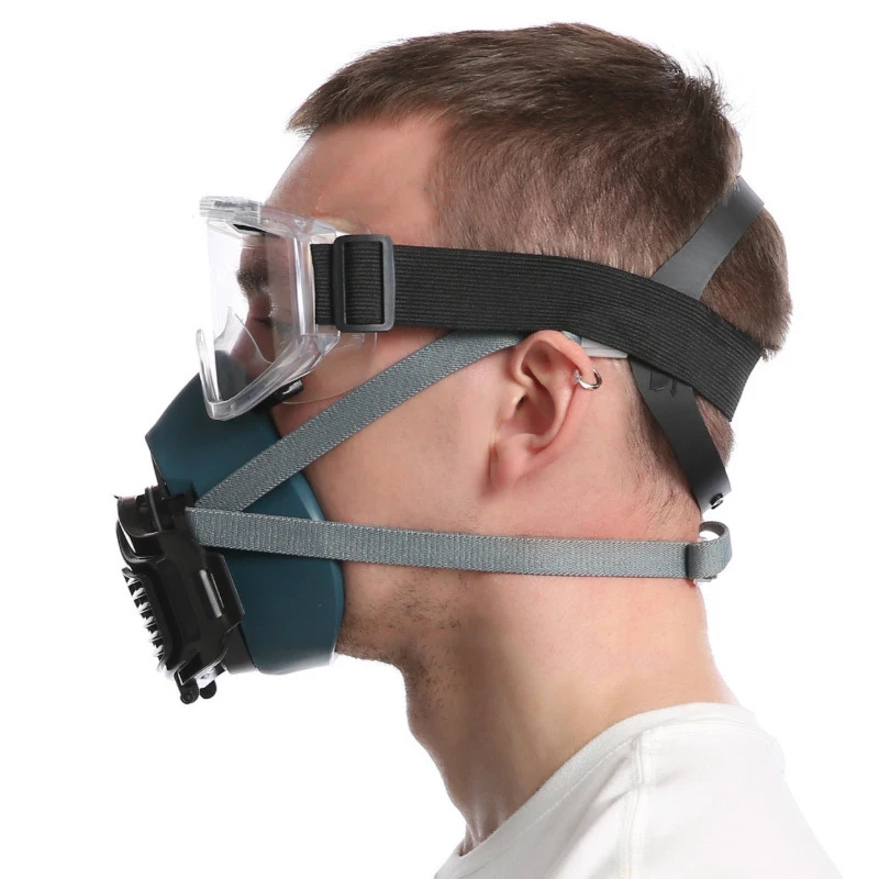 Silicone Dustproof Filter Mask Suitable For Spray Paint House Decoration Grinding Dust Respirator Self-Priming Filter