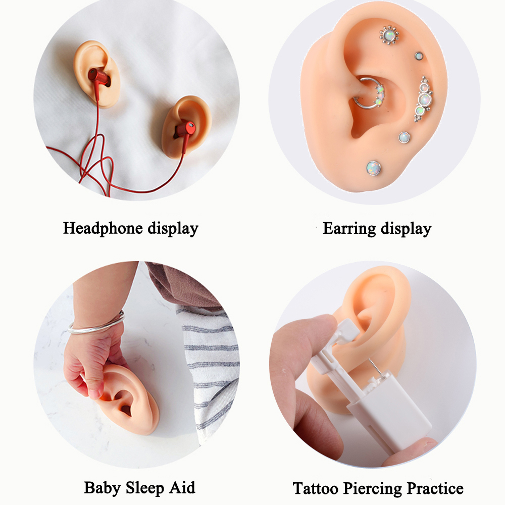 Silicone Ear Model for Jewelry