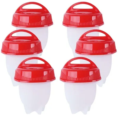 Silicone Egg Cookers Non-Stick Cups (6 Pcs)