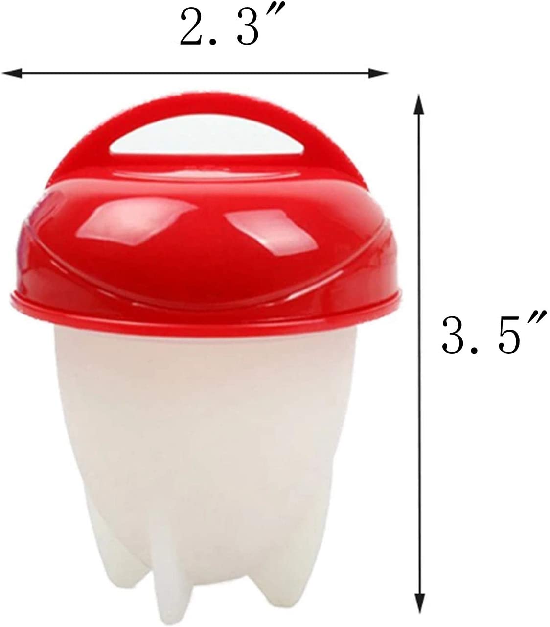 Silicone Egg Cookers Non-Stick Cups (6 Pcs)