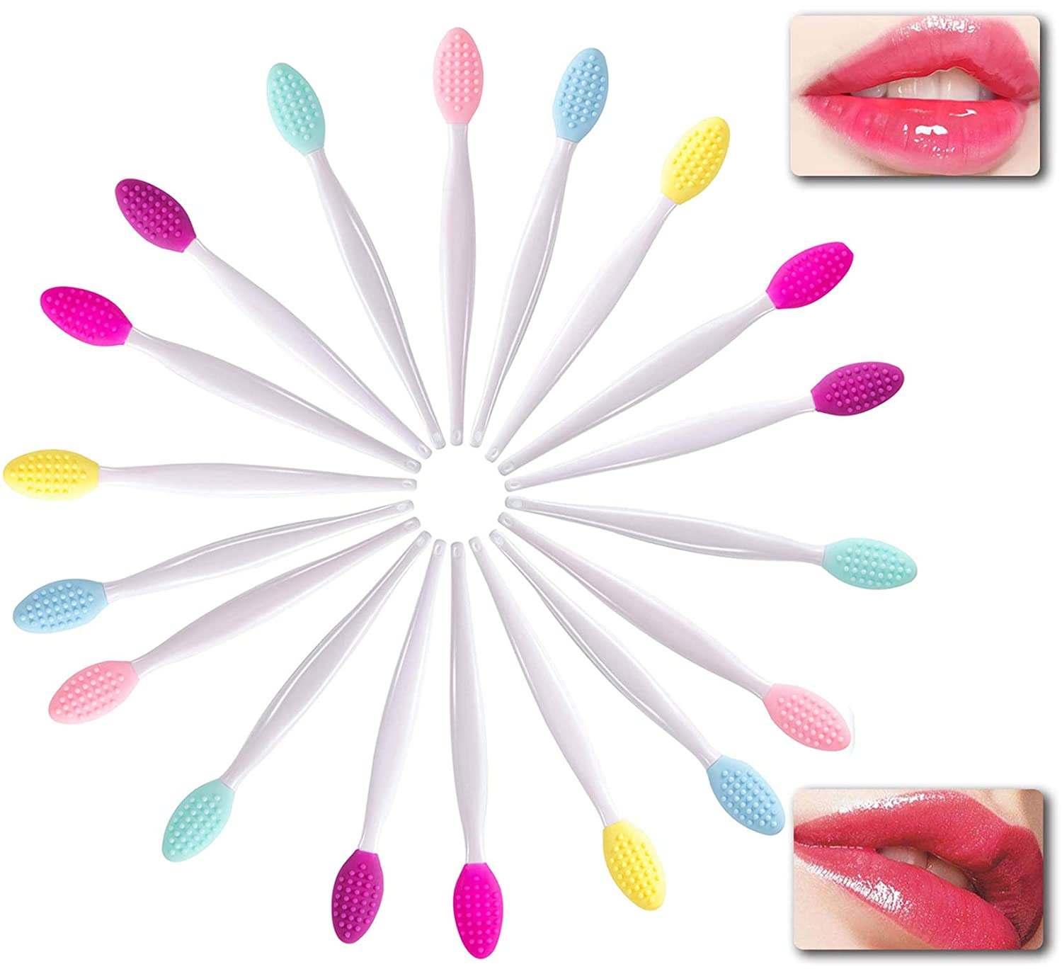 Silicone Exfoliating Lip Scrubber (100 pcs) Silicone Exfoliating Lip Scrubber (100 pcs)
