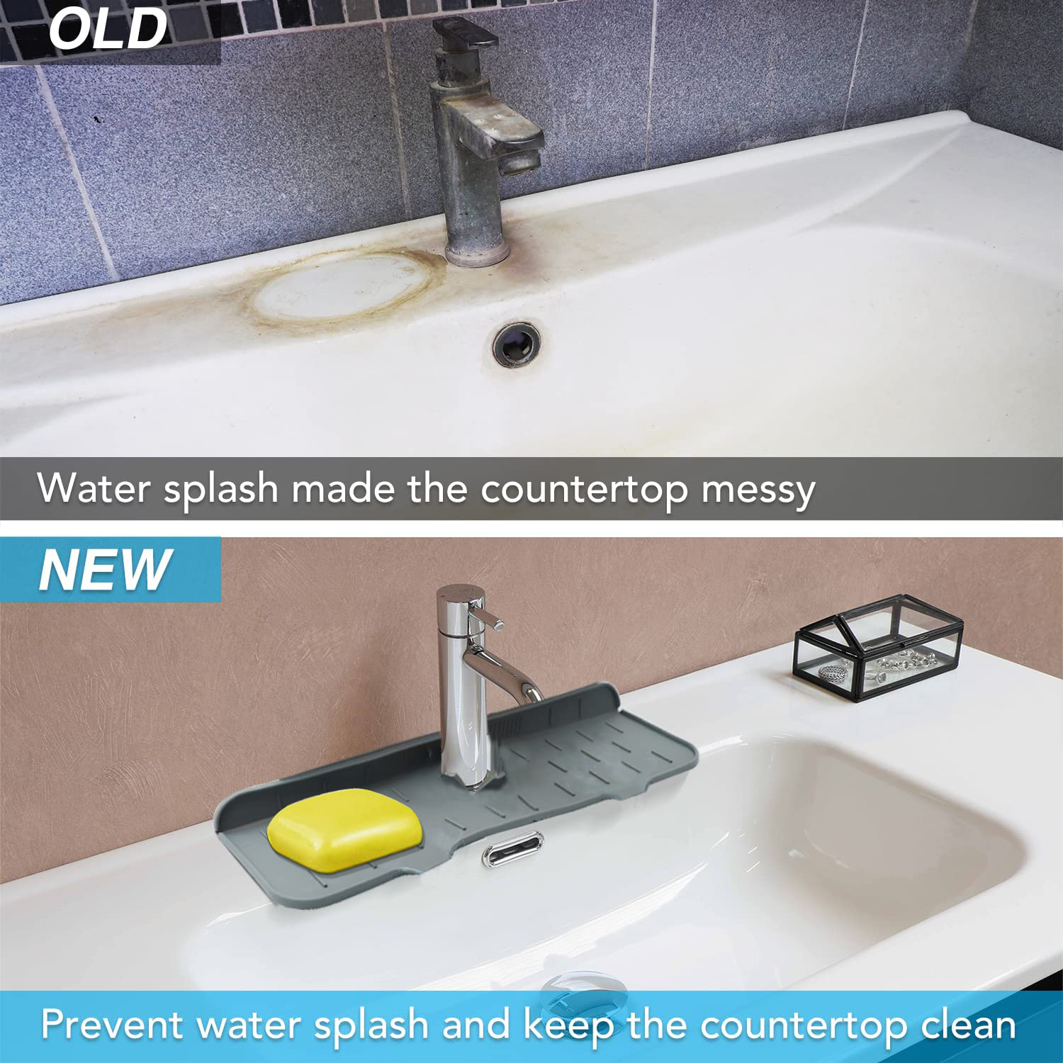 Silicone Faucet Mat for Sink