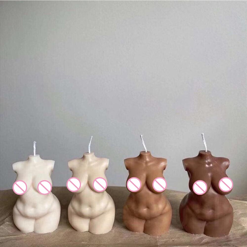 Silicone Female Torso Candle Mold