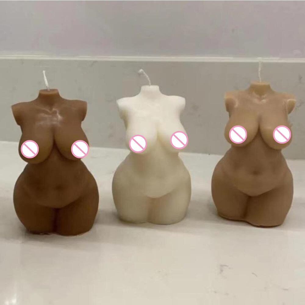 Silicone Female Torso Candle Mold