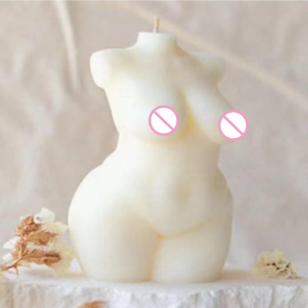 Silicone Female Torso Candle Mold