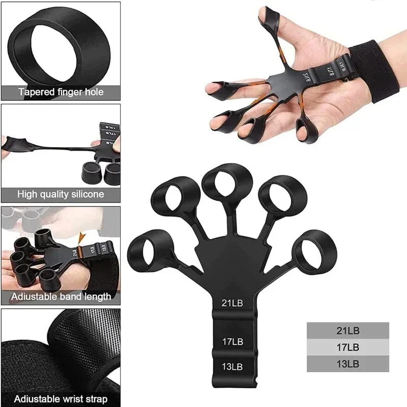 Silicone Finger Gripper Exerciser