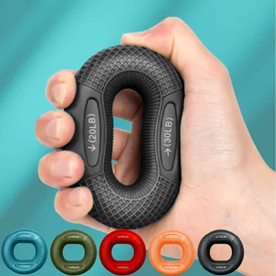 Silicone Finger Gripper Ring Hand Muscle Strengthener Ring Wrist Finger Trainer Exercise Carpal Expander Workout