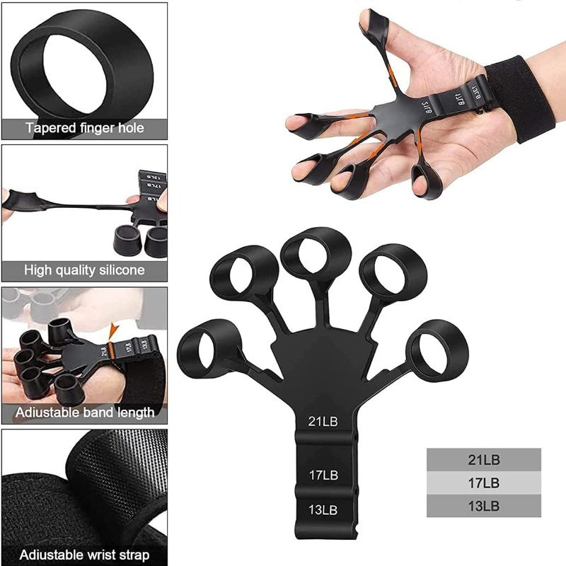 Silicone Finger Gripster Hand Exercise