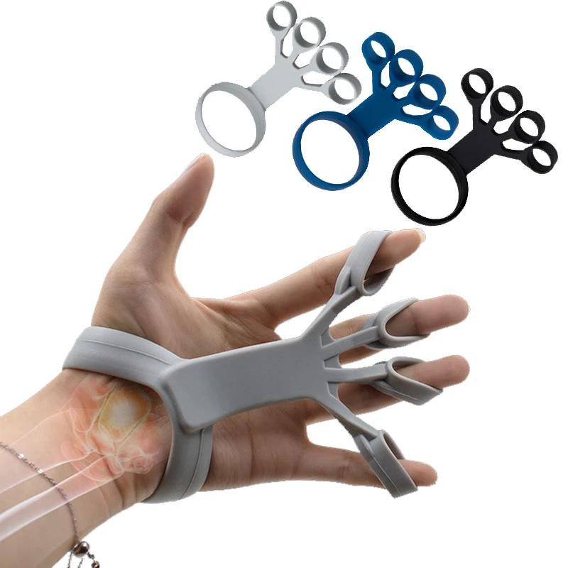 Silicone Finger Trainer Wrist Strength Exercise Hand Grip Finger Expander Workout Hand Gripper Rehabilitation Workout