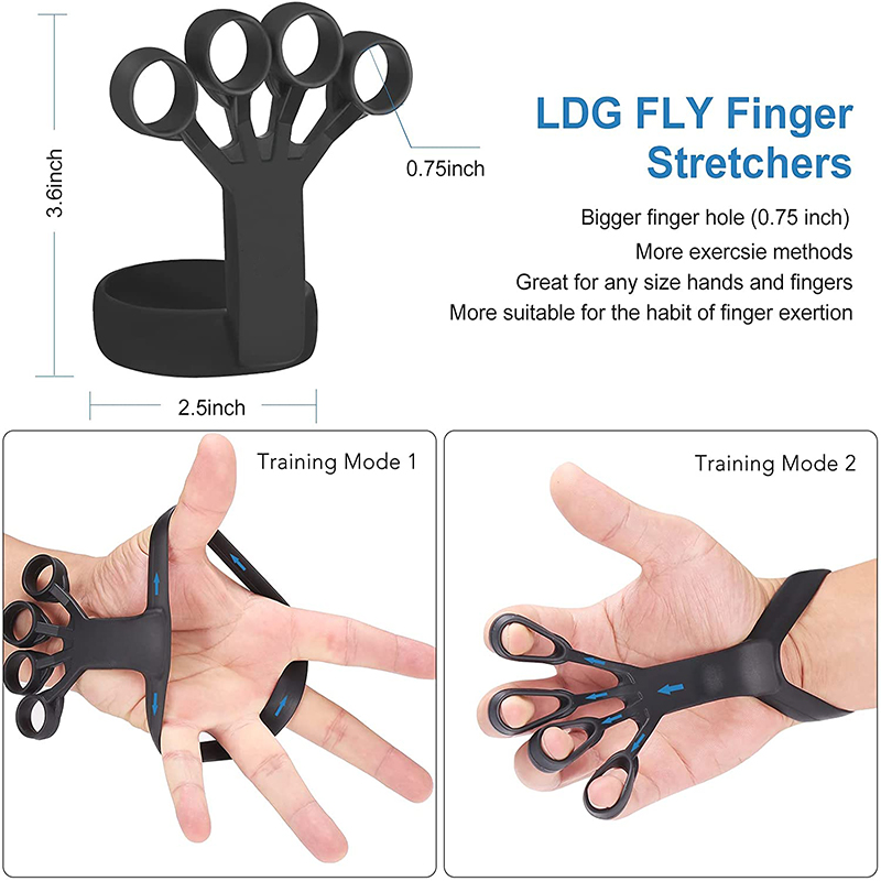 Silicone Finger Trainer Wrist Strength Exercise Hand Grip Finger Expander Workout Hand Gripper Rehabilitation Workout